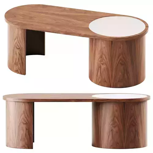 Contour Coffee Table by Bower Studio 3D model