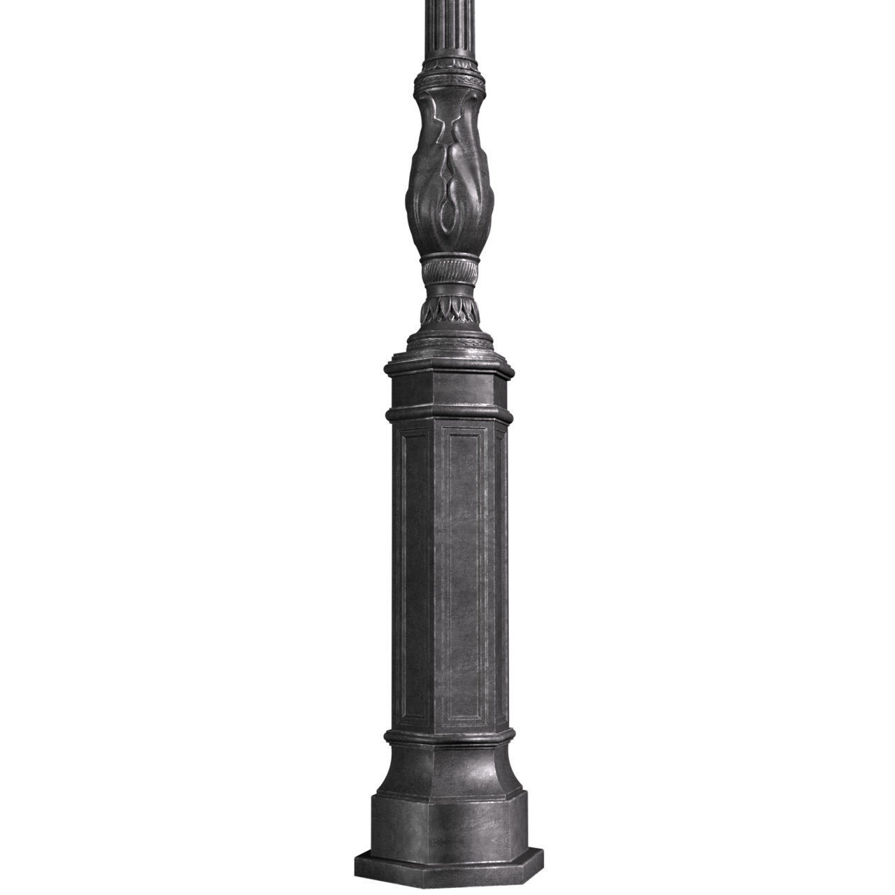 Classic street Outdoor landscape light Lamp Lantern 3D model_3