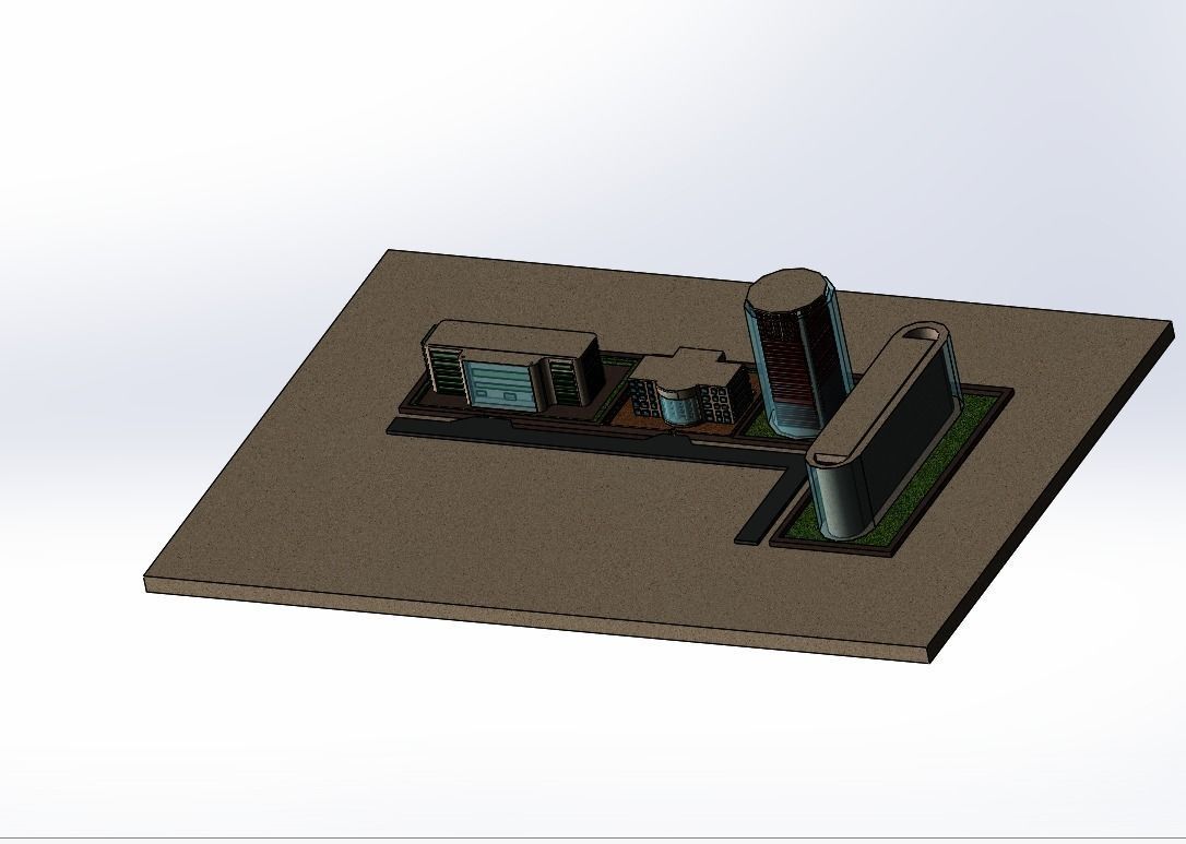 city hause 3D print model_4