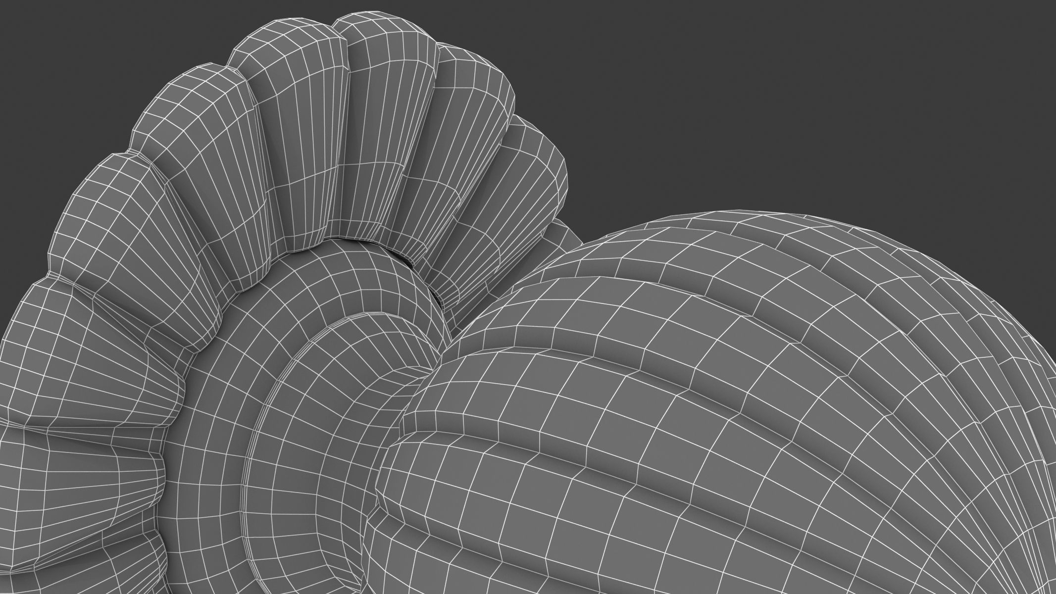 Flower Mortice Door Knob 3D model_9