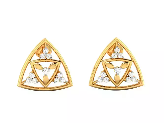 Diamond Earring 3D print model