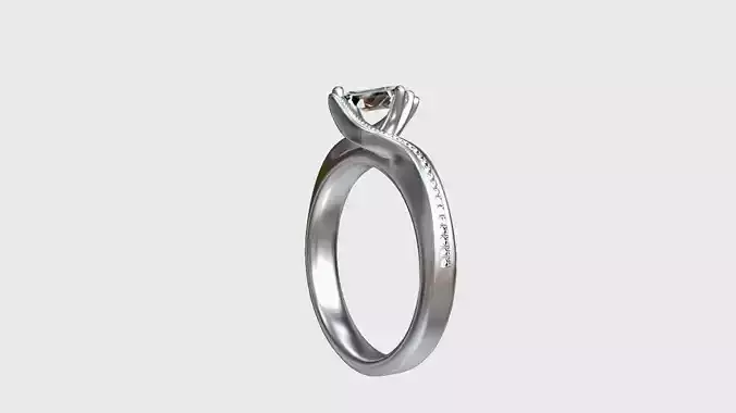 Ring luxury 3D model 3D model