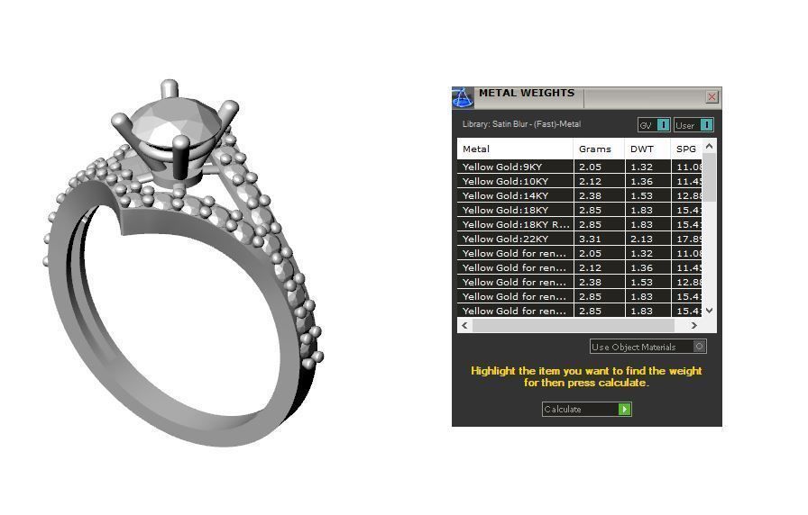 Solitaire ring  3D print model_8
