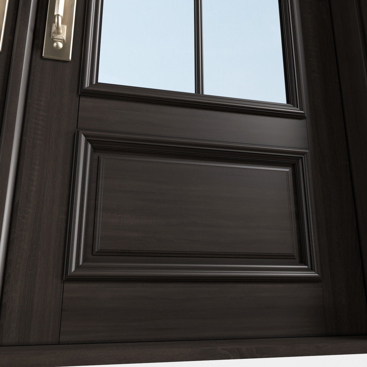 Entrance classic door External Doors Exterior Door 3D model_2