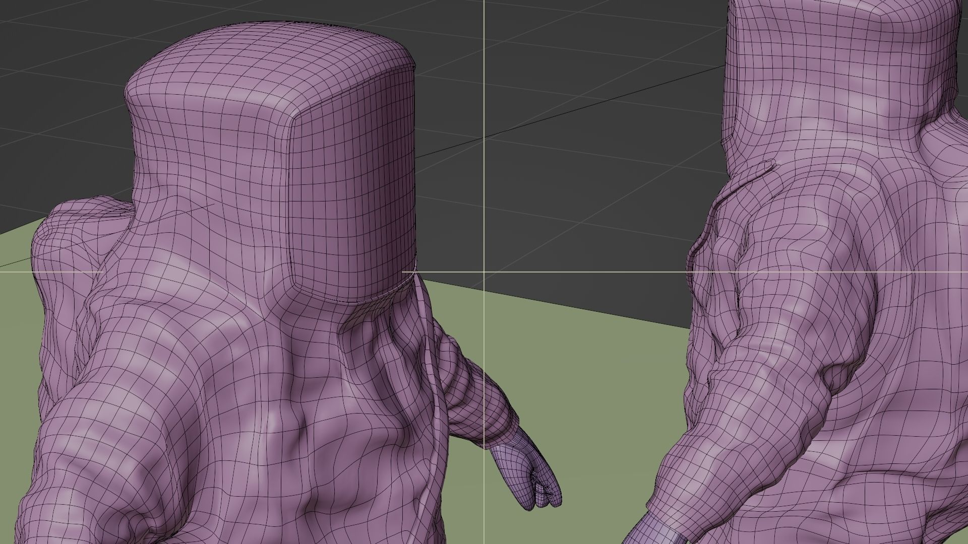 HAZMAT NBC Suit Rigged 3D model_35