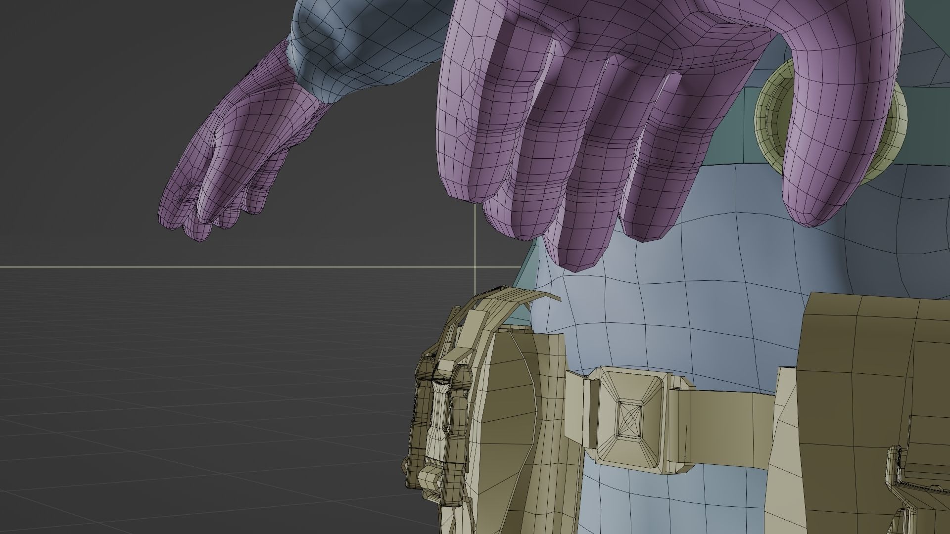 HAZMAT NBC Suit Rigged 3D model_31