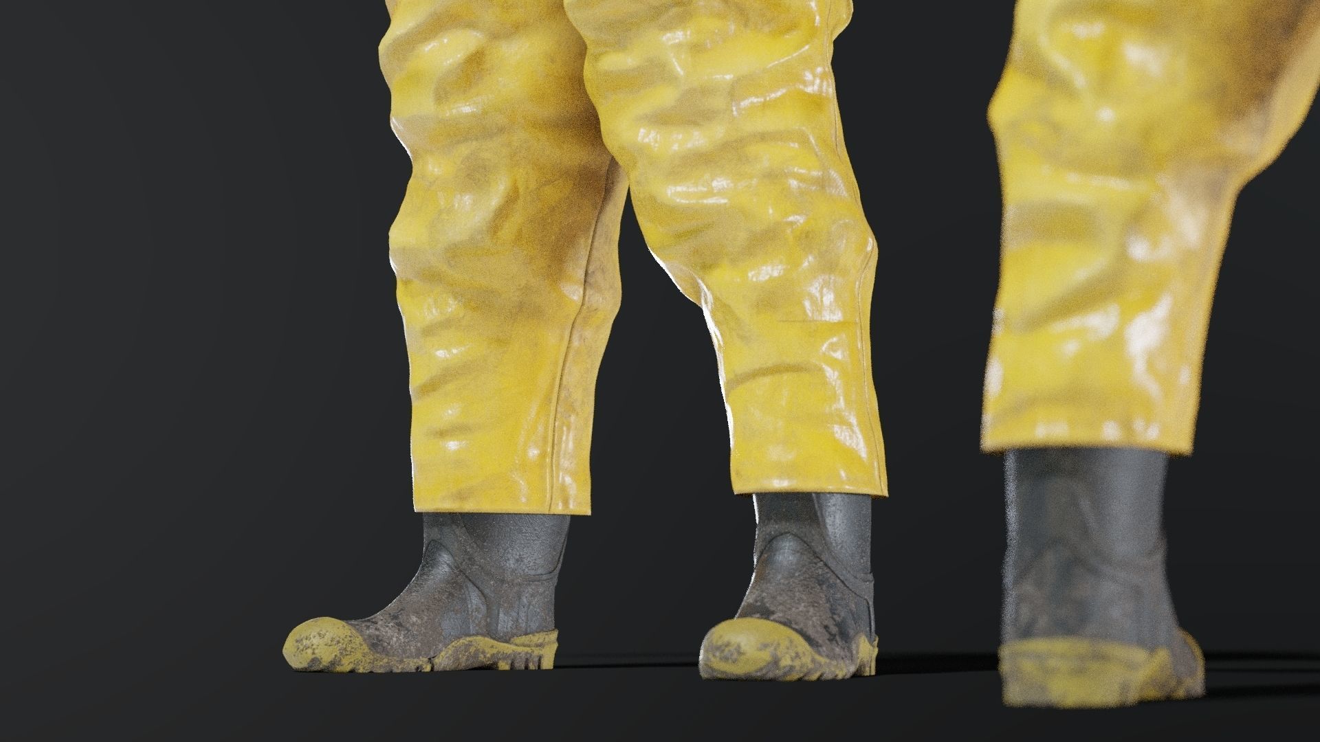 HAZMAT NBC Suit Rigged 3D model_20