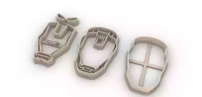 Iron man Cookie cutter set 