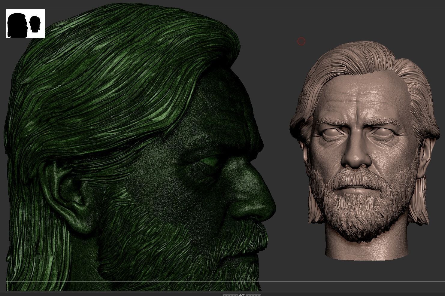 Obi- Wan Kenobi - Ewan McGregor Head 3D print model_6