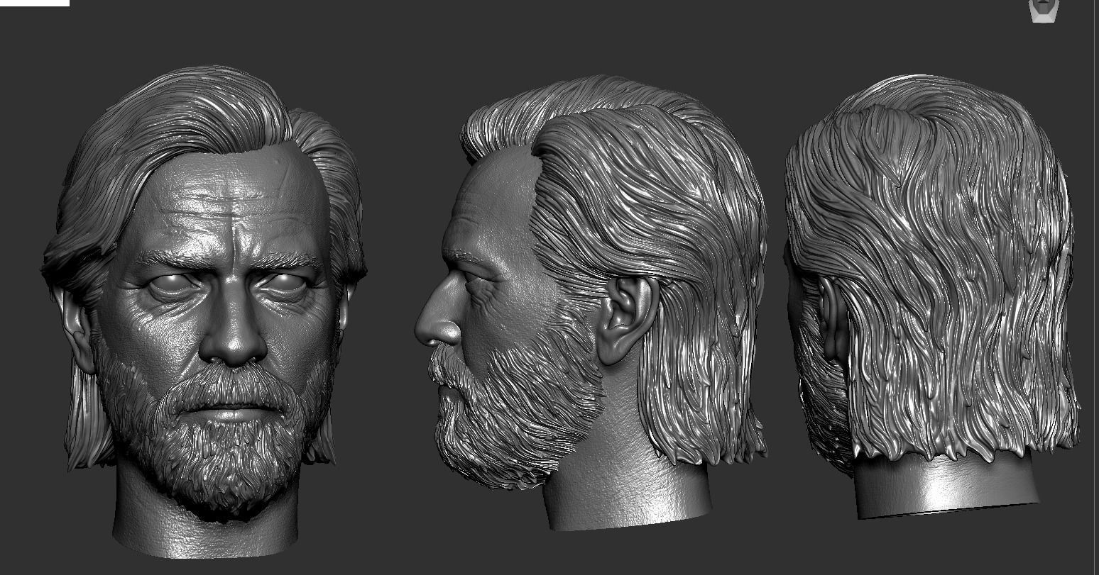 Obi- Wan Kenobi - Ewan McGregor Head 3D print model_4