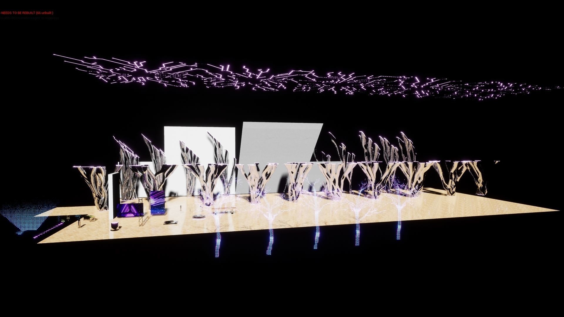 NFT Gallery Showroom Low-poly 3D model_18