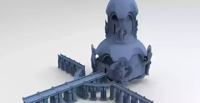 Angelic Holy Tower 1 With Holy bridges 