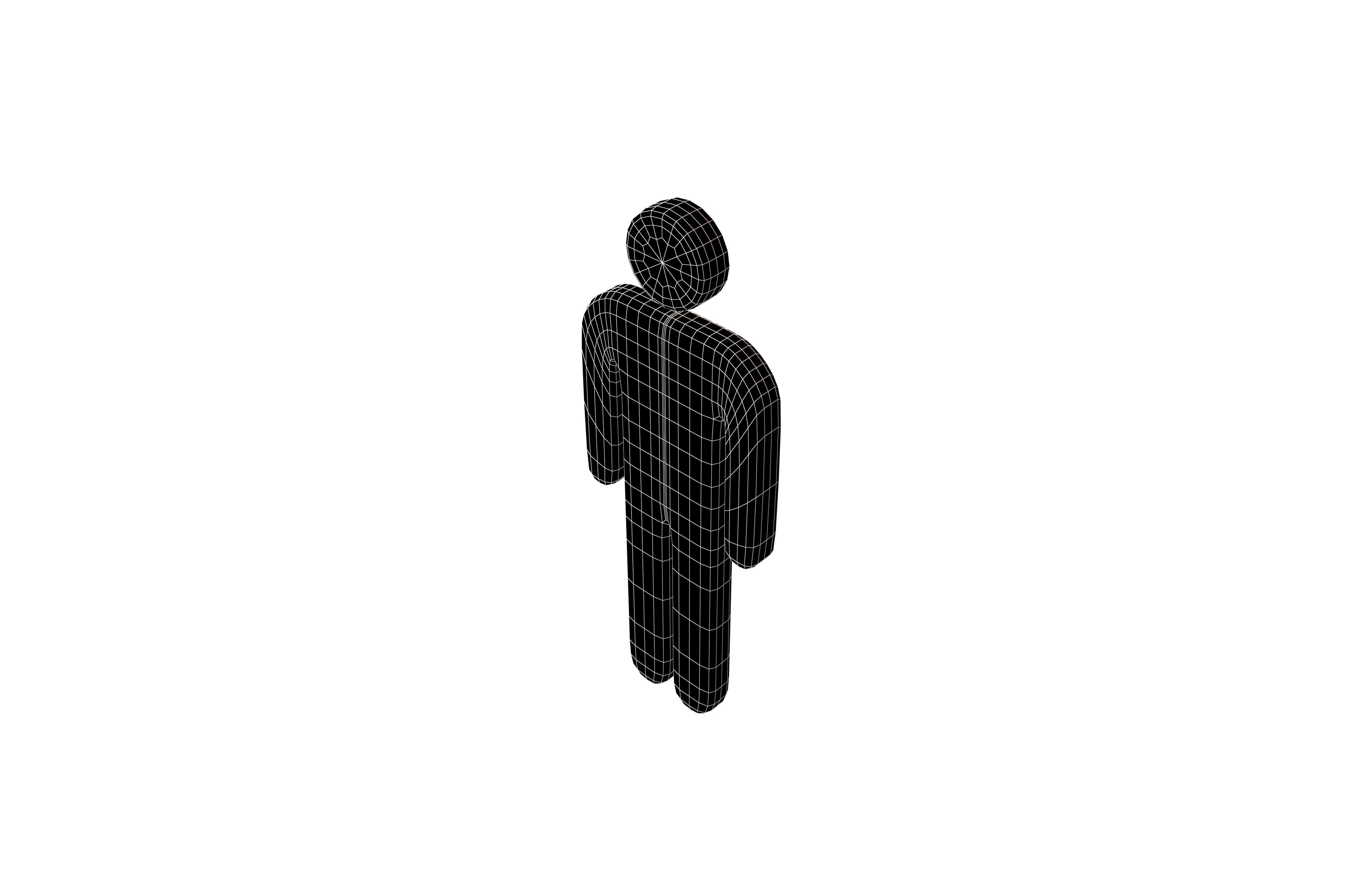 Boy Symbol v5 002 Low-poly 3D model_6