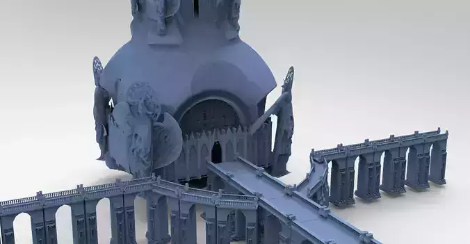 Angelic Holy Tower 2 With Holy bridges 