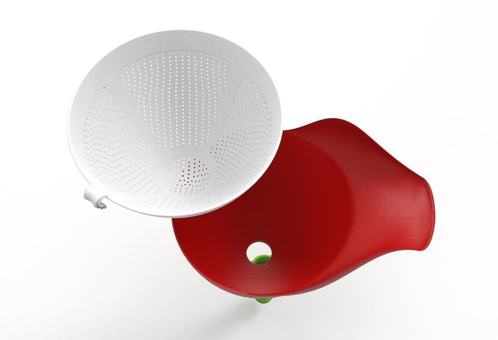 facilitator funnel -bottle funnel 3D print model_8