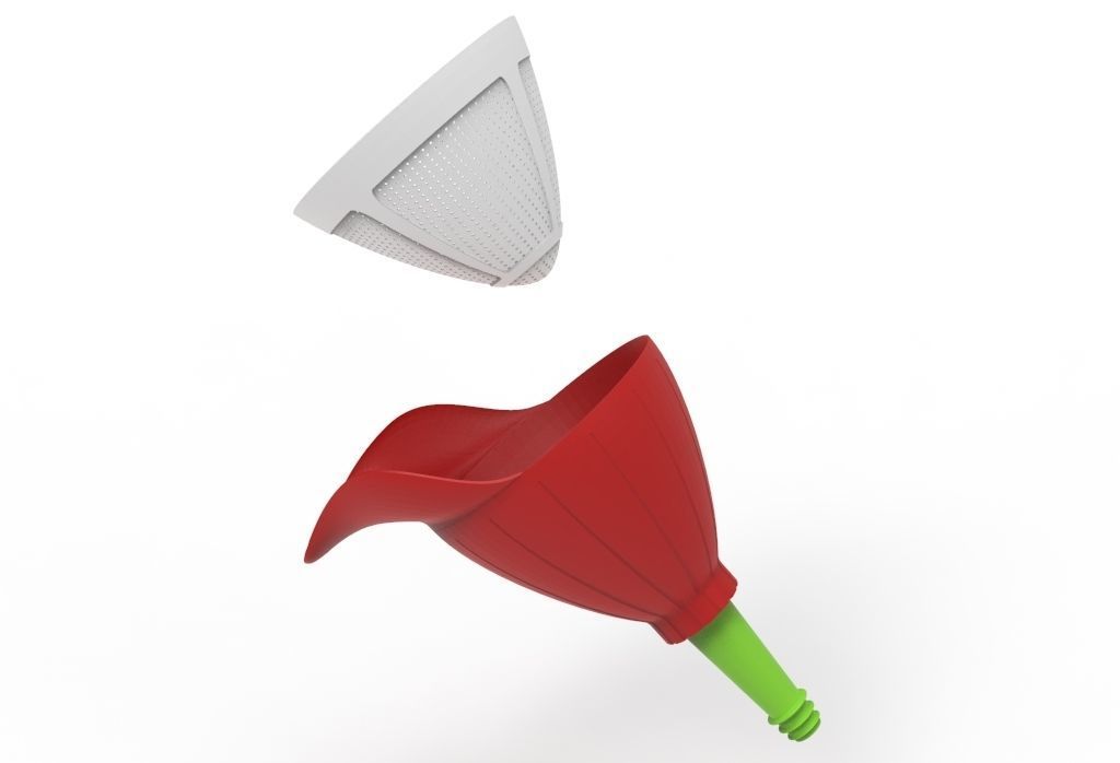 facilitator funnel -bottle funnel 3D print model_19