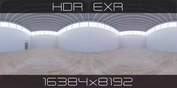HDRI - Art Gallery Interior 31 - 16384x8192
