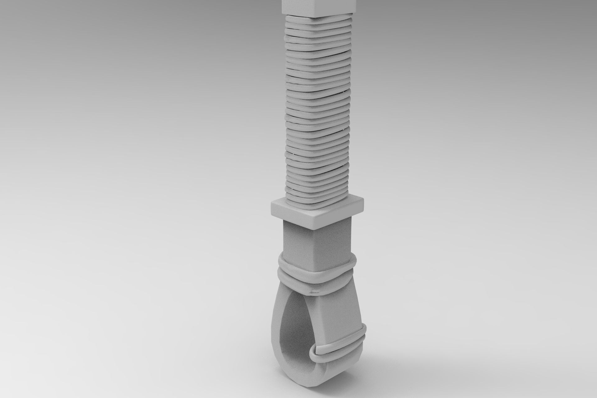 Neptune Anchor Low-poly 3D model_7