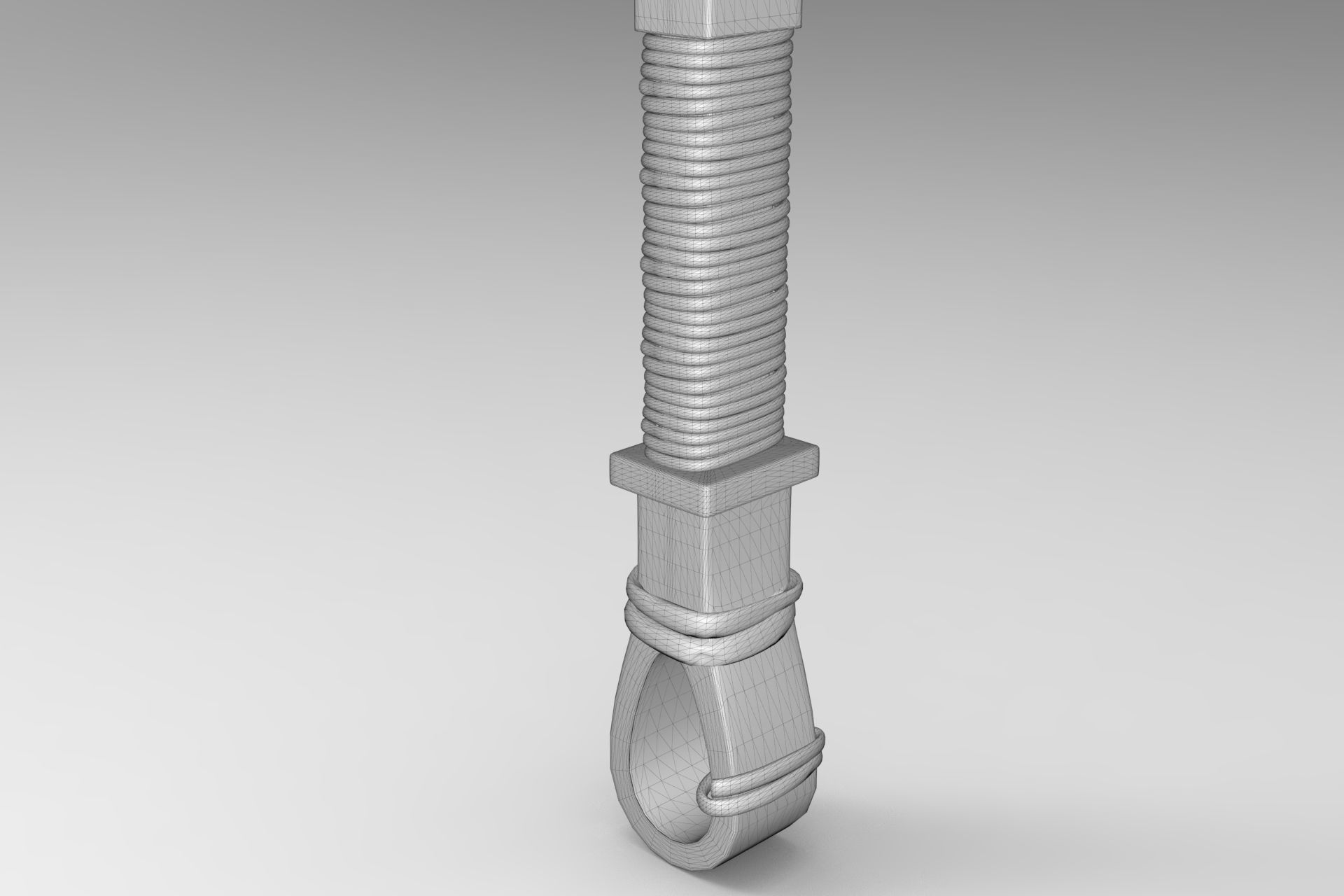 Neptune Anchor Low-poly 3D model_6