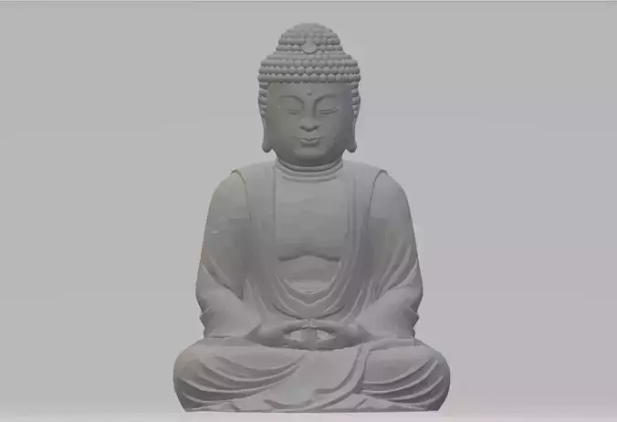 Buddha 3d model 3dm stl obj statue 3D print model