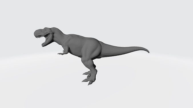 Dinosaur 3dm stl stp obj Low-poly 3D print model