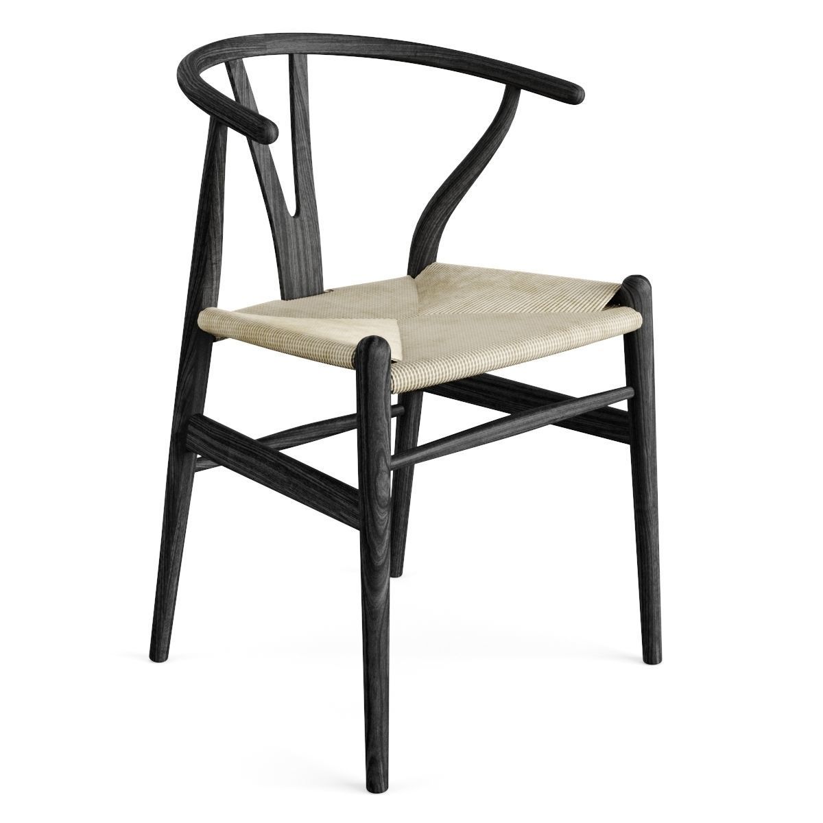 CH24 Wishbone Chair by Carl Hansen 3D model_2