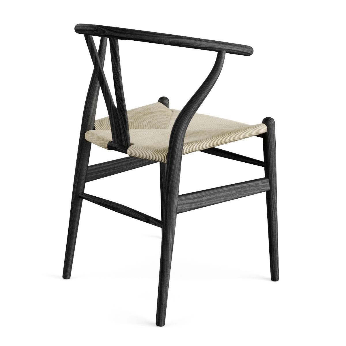 CH24 Wishbone Chair by Carl Hansen 3D model_5
