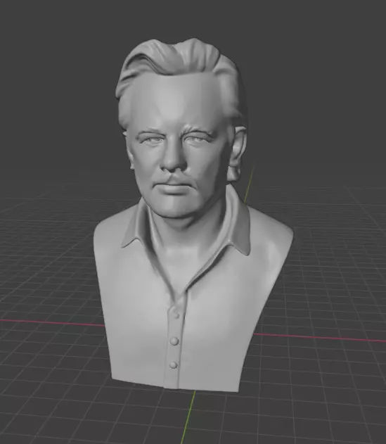 Julian Assange 3D print model_5