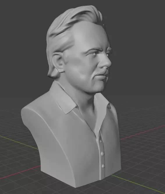 Julian Assange 3D print model_20
