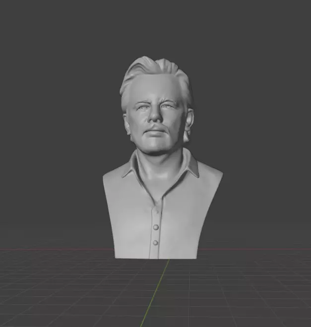 Julian Assange 3D print model_1