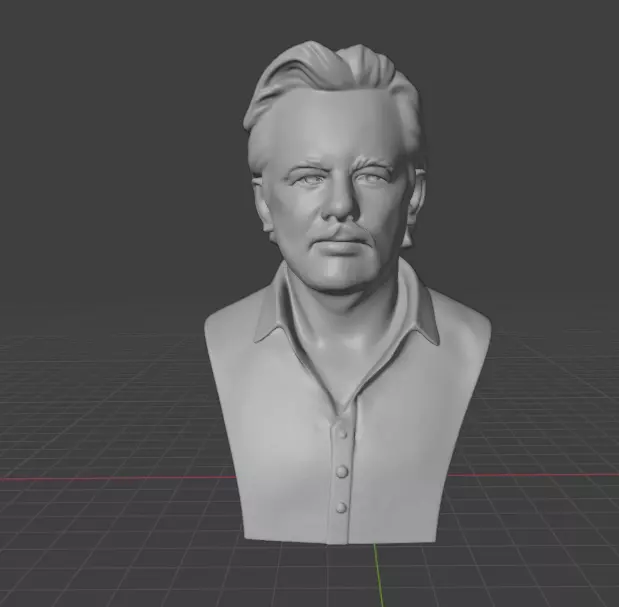 Julian Assange 3D print model_11