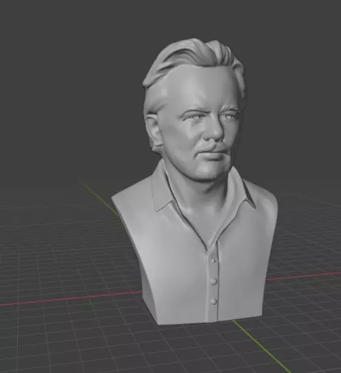 Julian Assange 3D print model_21