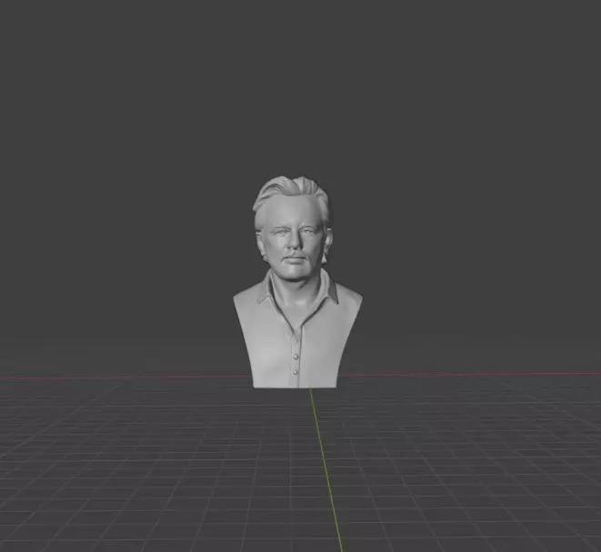 Julian Assange 3D print model_0