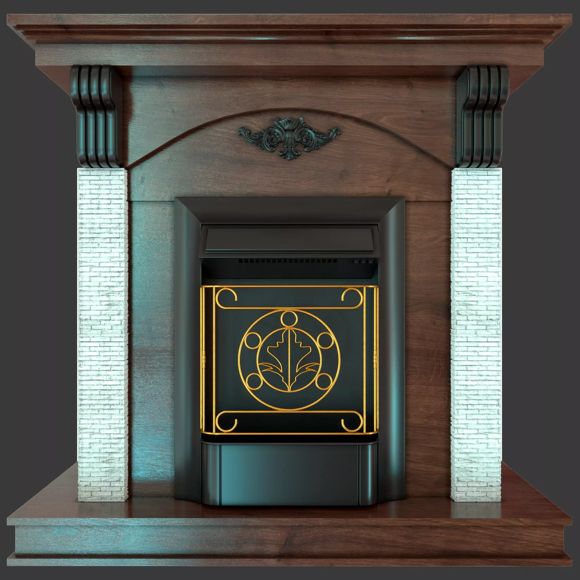 RealFlame CORFINO NT F316 Majestic Low-poly 3D model