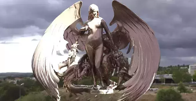 Lady of Dragons Angel version