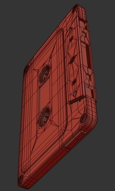 Cassette Tape  3 Types  Low-poly 3D model_15