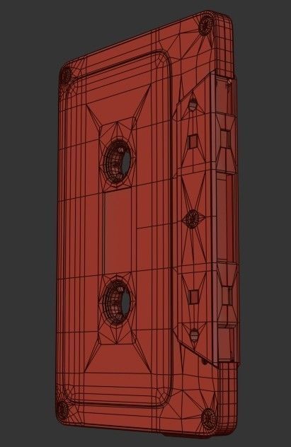 Cassette Tape  3 Types  Low-poly 3D model_13