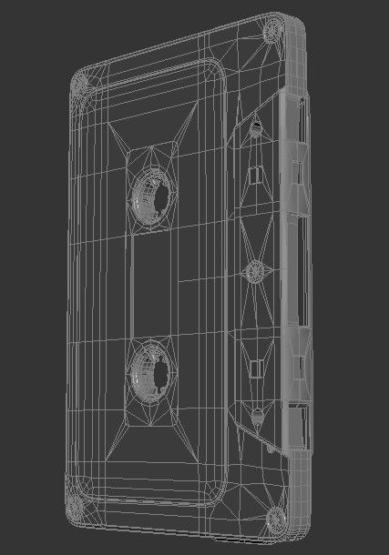 Cassette Tape  3 Types  Low-poly 3D model_16