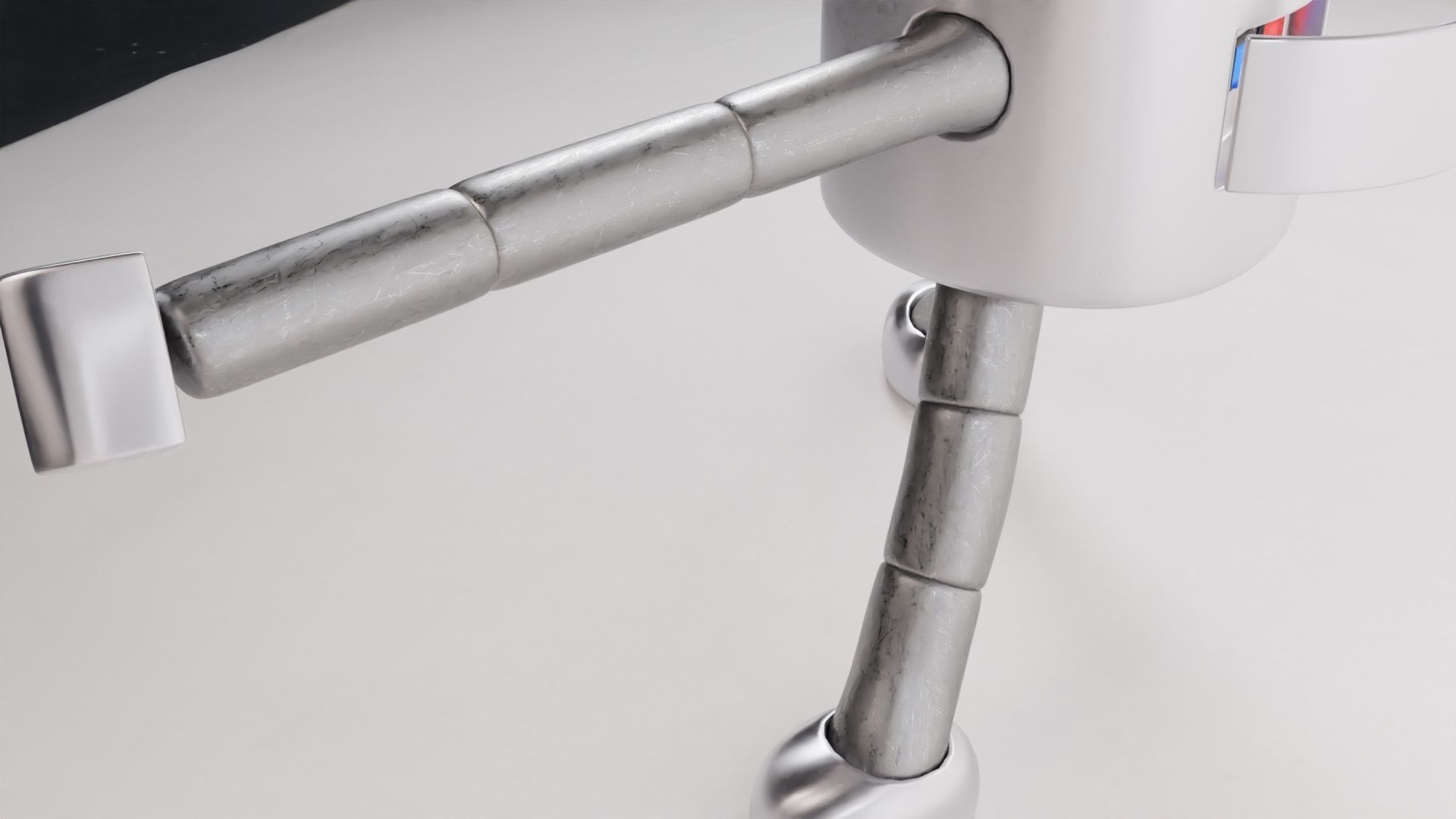 Fight Helper Mini Robot 3D model_6