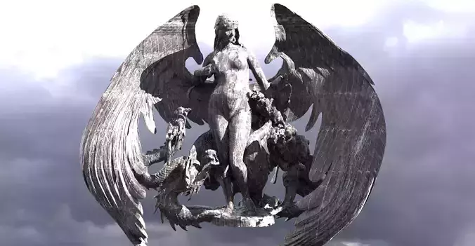 Lady of Dragons Angel version 2 