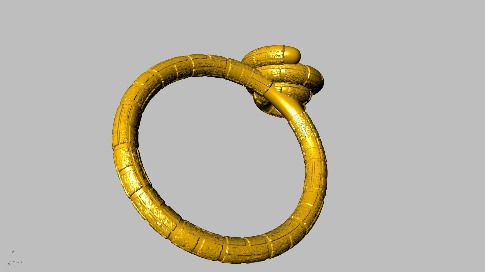 ice cream cone dimaond and pearl rings stl verified  3D print model_29