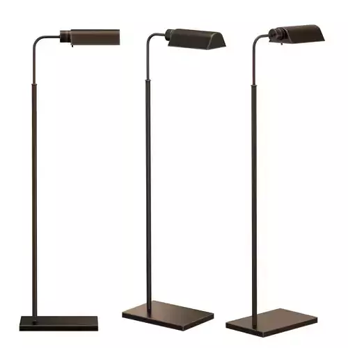 ADJUSTABLE FLOOR LAMP IN BRONZE