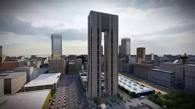 TWIN TOWER  3D model