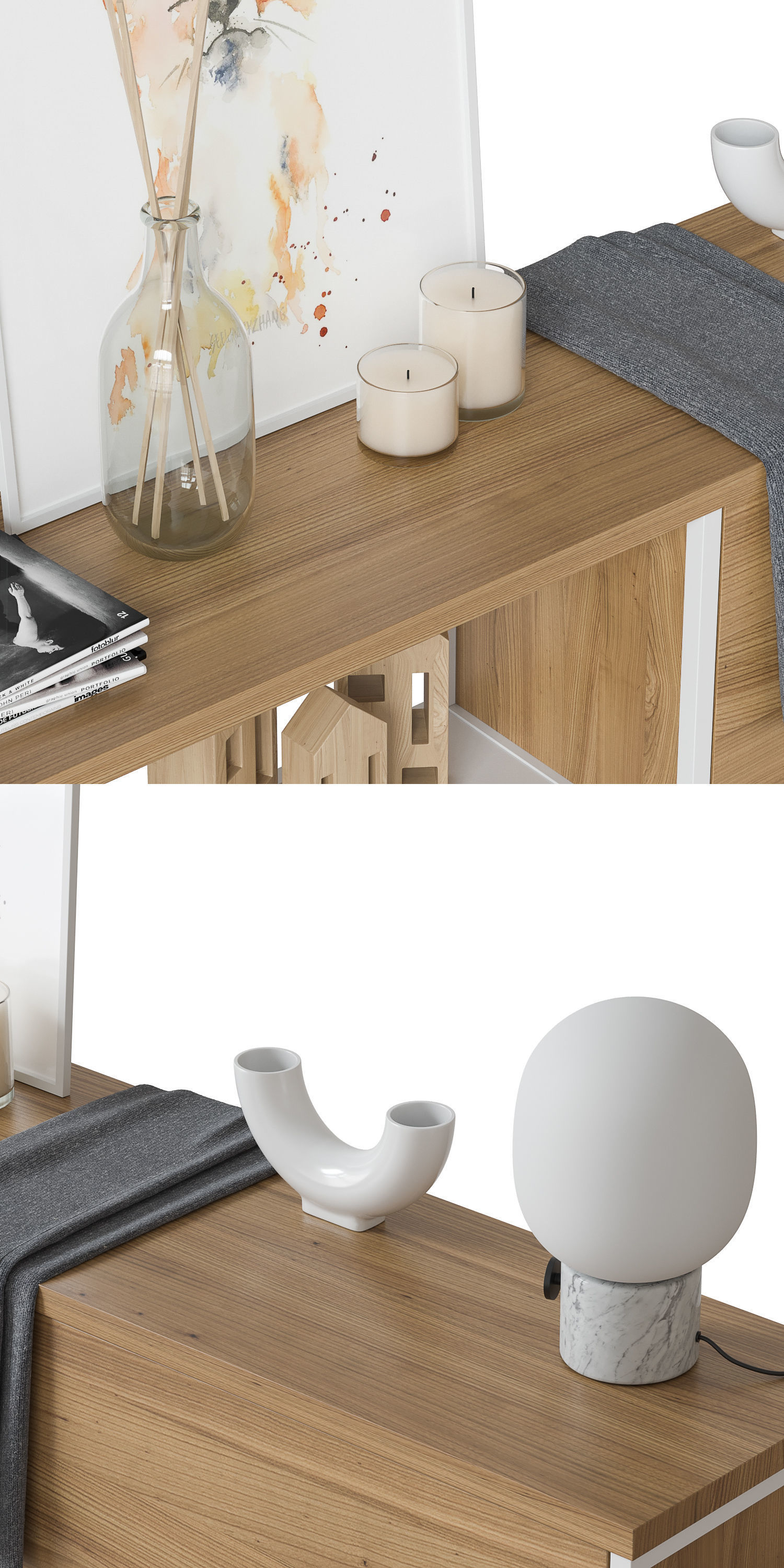 Decor Set 09 3D model_1