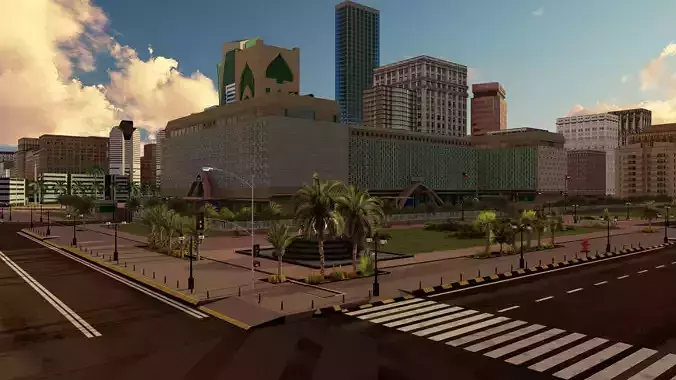 Kuwait Municipality 3D model
