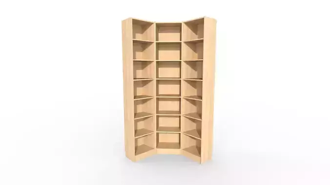 Bookcase combination 3D model