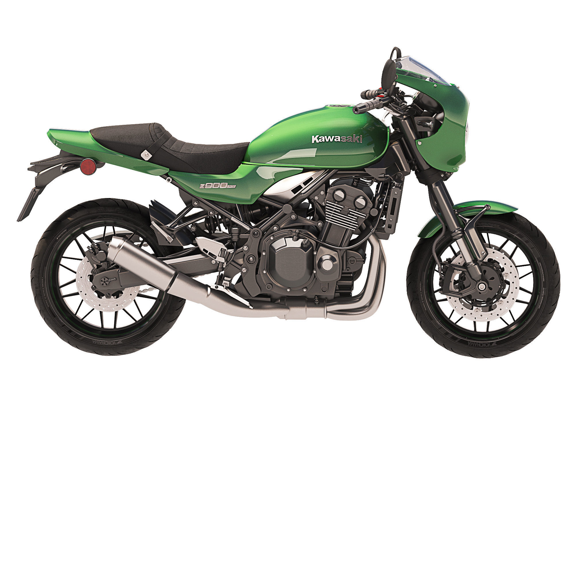 Kawasaki Z900RS Cafe 2020 3D model_8