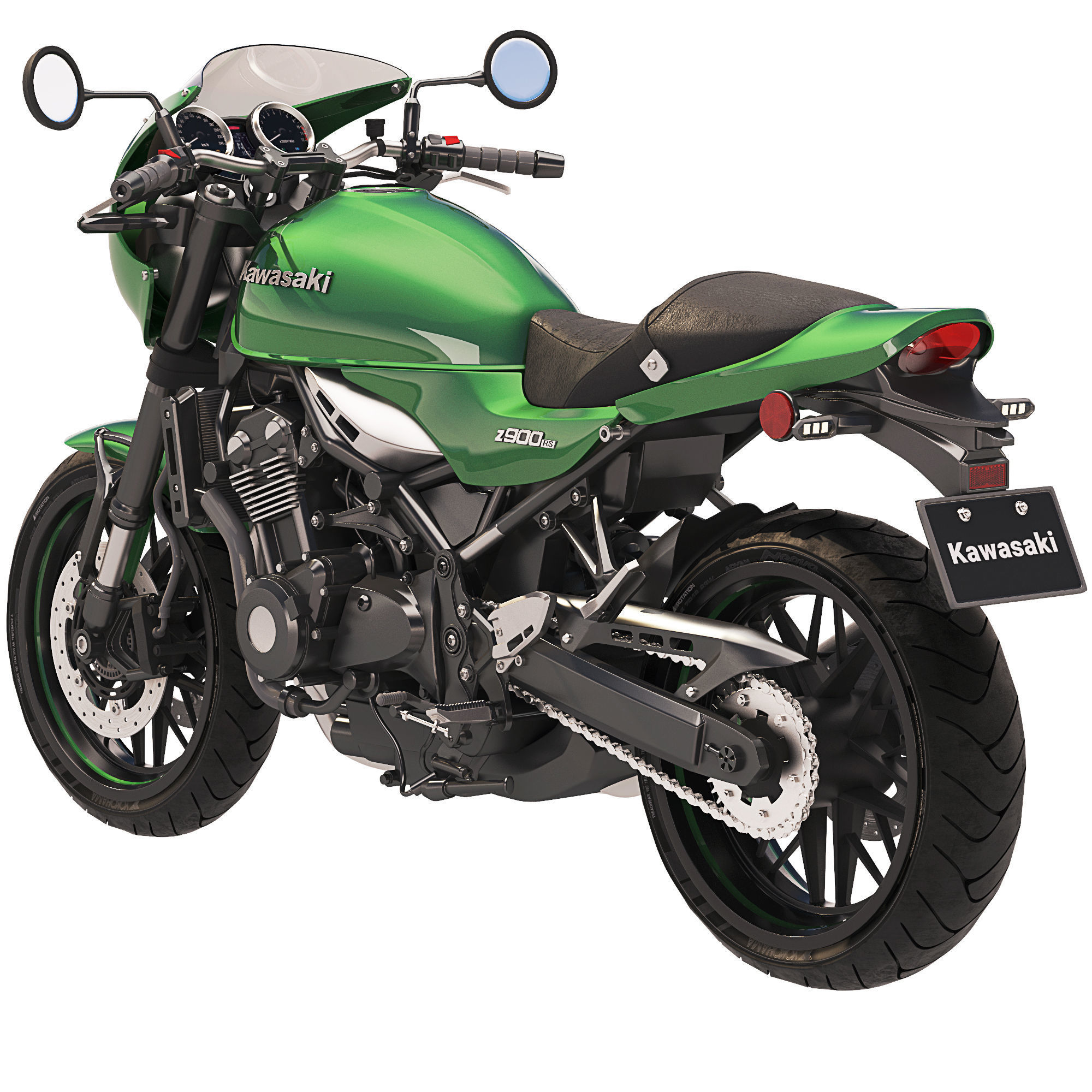Kawasaki Z900RS Cafe 2020 3D model_5