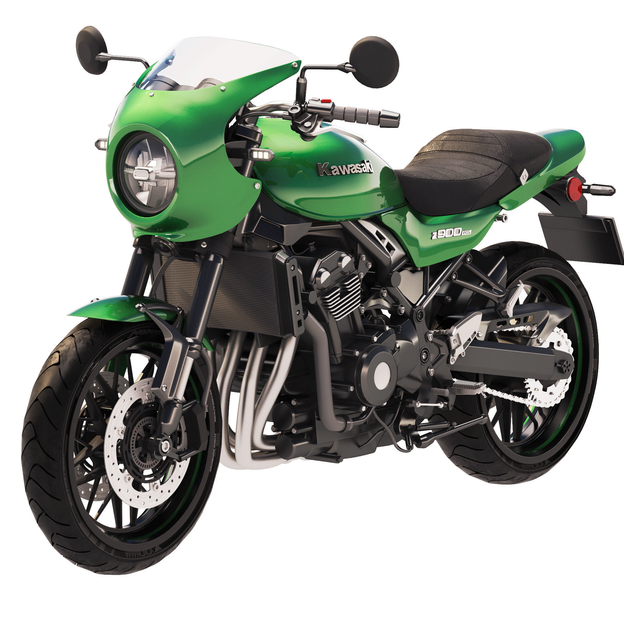 Kawasaki Z900RS Cafe 2020 3D model_2