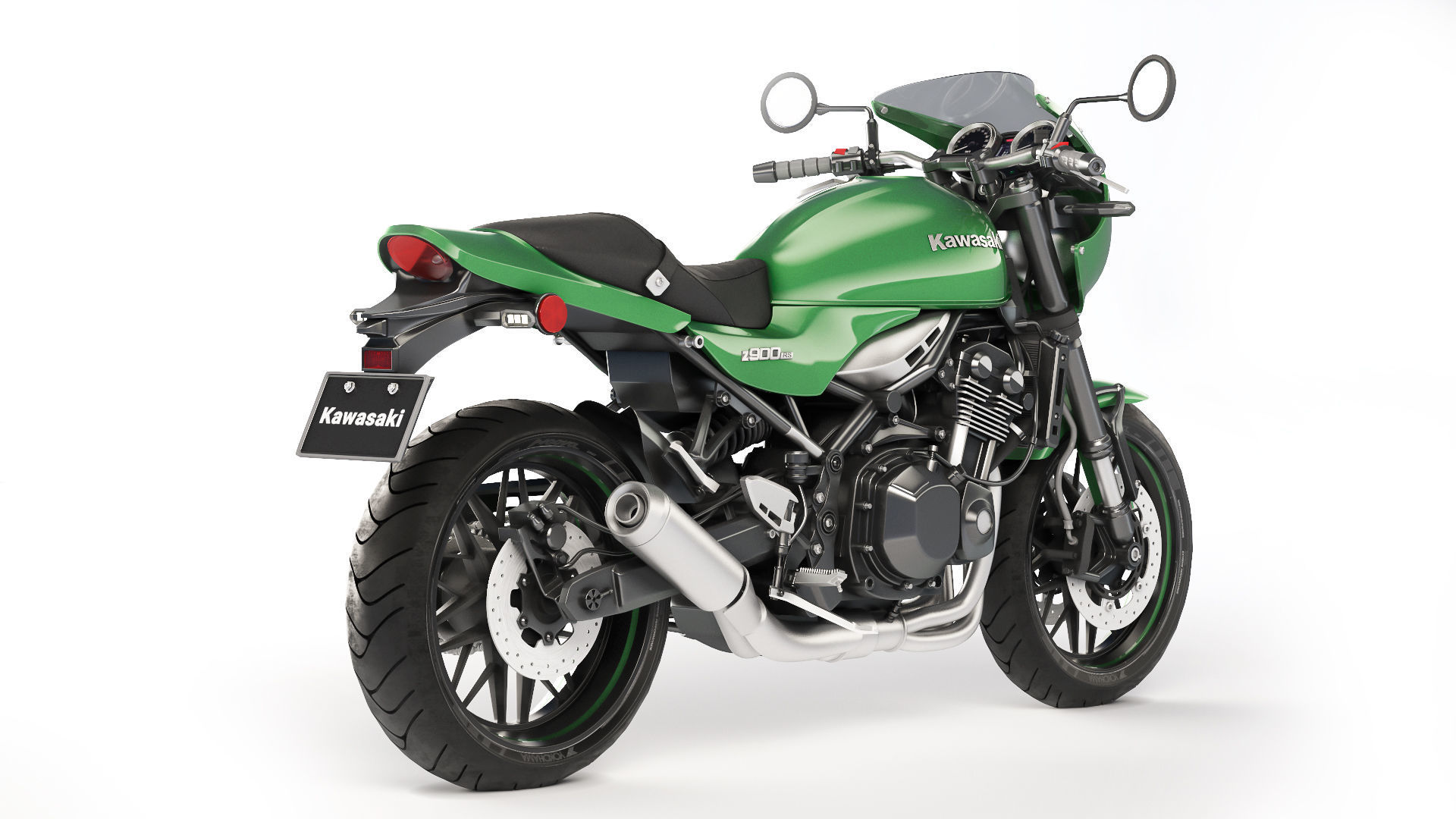 Kawasaki Z900RS Cafe 2020 3D model_1